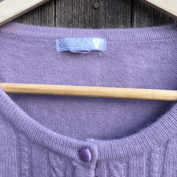 🌱SOFT lavender sweater with satin detail🌱 - Picture 4 of 6